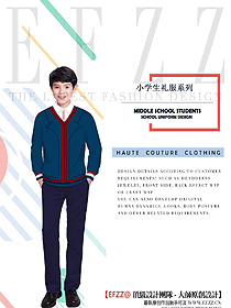 原創(chuàng)設(shè)計(jì)學(xué)生服校服款式圖199