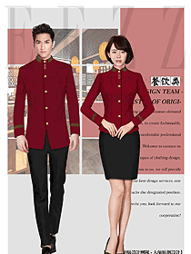 男女款中餐廳服務(wù)員制服設(shè)計(jì)圖2236