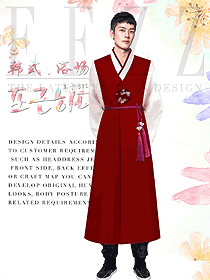 韓式汗蒸水療會所咨客制服設計圖551