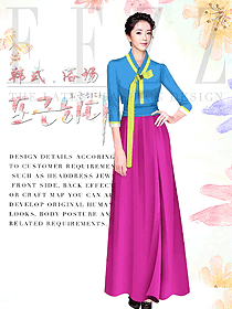 韓式汗蒸咨客制服設(shè)計(jì)圖573