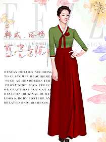 大長今韓式汗蒸咨客服裝設(shè)計圖574