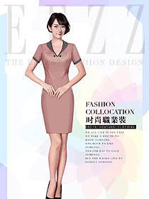 新款夏裝連衣裙制服設計圖1095