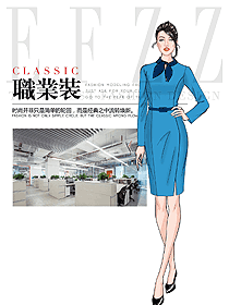 原創(chuàng)設(shè)計(jì)女連衣裙制服設(shè)計(jì)圖1103