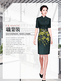 新款女職業(yè)裝夏裝服裝款式圖1109