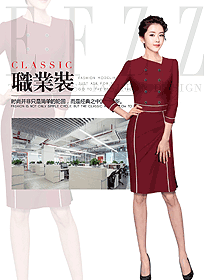 新款女職業(yè)裝夏裝服裝款式圖1116