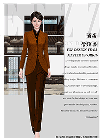 原創(chuàng)設(shè)計(jì)酒店經(jīng)理服裝設(shè)計(jì)圖501