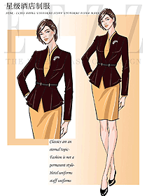 新款酒店經(jīng)理服裝設(shè)計(jì)圖514