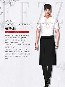 男款短袖廚師制服設(shè)計(jì)圖521