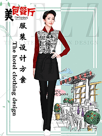 時(shí)尚快餐店服裝設(shè)計(jì)圖445