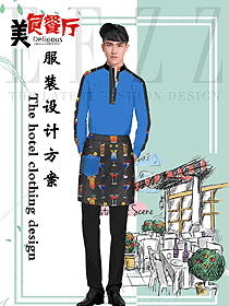 時尚快餐店服裝設計圖452