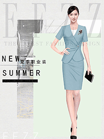 女職業(yè)裝夏裝制服設(shè)計(jì)圖1136