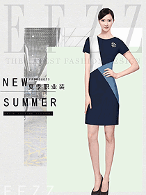 新款女職業(yè)裝夏裝服裝款式圖1144