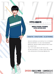 原創(chuàng)設(shè)計(jì)學(xué)生服校服款式圖206