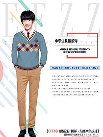 學(xué)生服校服設(shè)計效果圖213