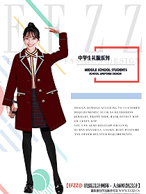 原創(chuàng)設(shè)計(jì)學(xué)生服校服款式圖223