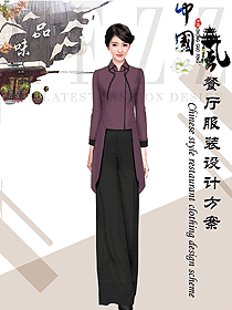 中餐服務(wù)員制服設(shè)計圖2274
