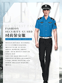 時(shí)尚短袖保安服設(shè)計(jì)圖395