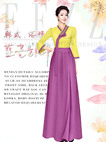 韓式汗蒸咨客制服設(shè)計圖578