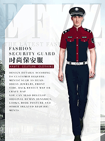 新款短袖保安服款式設(shè)計(jì)圖396