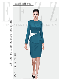 OL通勤裝女秋冬職業(yè)裝設(shè)計(jì)圖1940