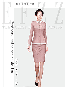OL通勤裝女秋冬職業(yè)裝設(shè)計圖1942