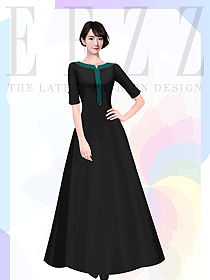 時(shí)尚KTV夜總會(huì)咨客服裝款式圖344