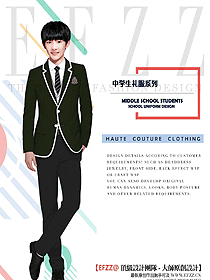 時(shí)尚學(xué)生服校服設(shè)計(jì)圖269