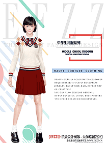 原創(chuàng)設(shè)計(jì)學(xué)生服校服款式圖271