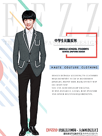時尚學(xué)生服校服設(shè)計圖287