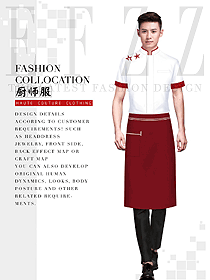 時(shí)尚男款廚師制服設(shè)計(jì)圖541