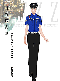 新款短袖保安服款式設(shè)計圖404