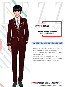 時尚學(xué)生服校服設(shè)計圖297