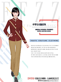 學(xué)生服校服設(shè)計效果圖308