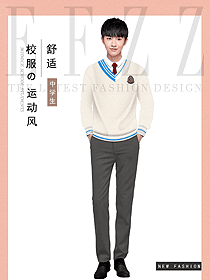 原創(chuàng)設(shè)計學(xué)生服校服款式圖340