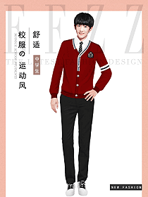 學(xué)生服校服設(shè)計(jì)效果圖342