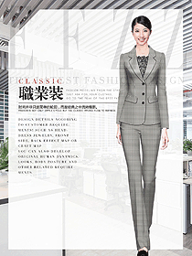 OL通勤裝女秋冬職業(yè)裝設(shè)計(jì)圖1990
