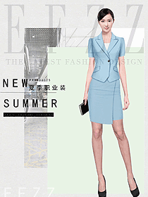新款女職業(yè)裝夏裝服裝款式圖1150