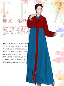 韓式汗蒸咨客制服設(shè)計(jì)圖580