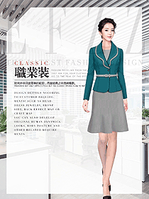 OL通勤裝女秋冬職業(yè)裝設計圖2032