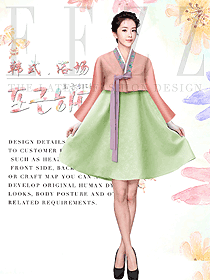 韓式汗蒸咨客制服設(shè)計(jì)圖586