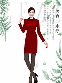 水療會(huì)所總臺(tái)收銀接待制服設(shè)計(jì)圖496