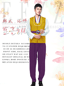 韓式桑拿spa總臺(tái)收銀接待服裝款式圖497