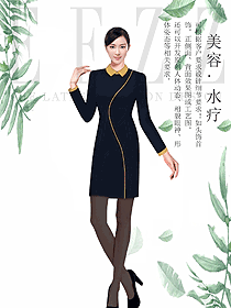 原創(chuàng)設(shè)計(jì)總臺(tái)收銀接待服裝款式圖498