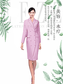 原創(chuàng)設(shè)計總臺收銀接待服裝款式圖502