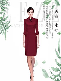 原創(chuàng)設計總臺收銀接待服裝款式圖504