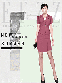 女職業(yè)裝夏裝制服設計圖1151