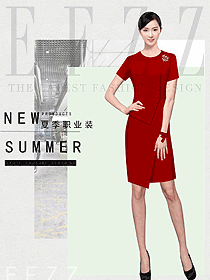女職業(yè)裝夏裝制服設(shè)計(jì)圖1153