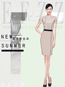 新款女職業(yè)裝夏裝服裝款式圖1158