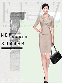 女職業(yè)裝夏裝制服設(shè)計圖1159