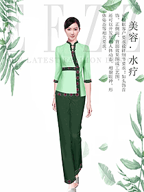 美容養(yǎng)生會所技師制服設(shè)計圖916